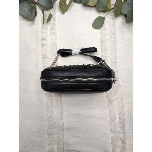 REBECCA MINKOFF Quilted Studded Crossbody in black - Picture 3 of 5